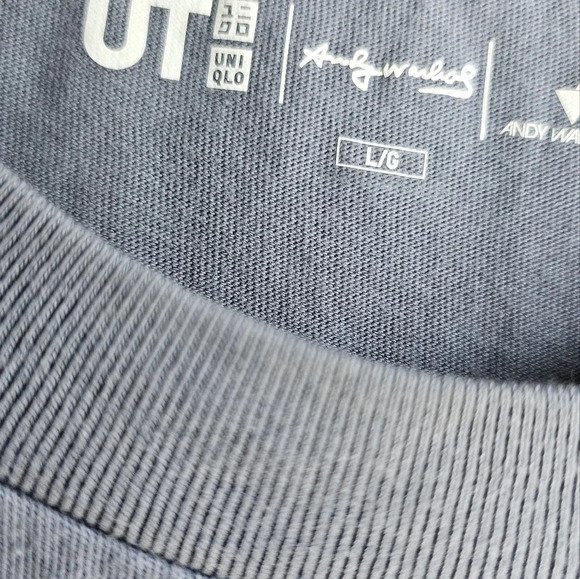 Uniqlo Tee Shirt Andy Warhol Kyoto  Campbell Cotton Blue size L - Picture 5 of 5